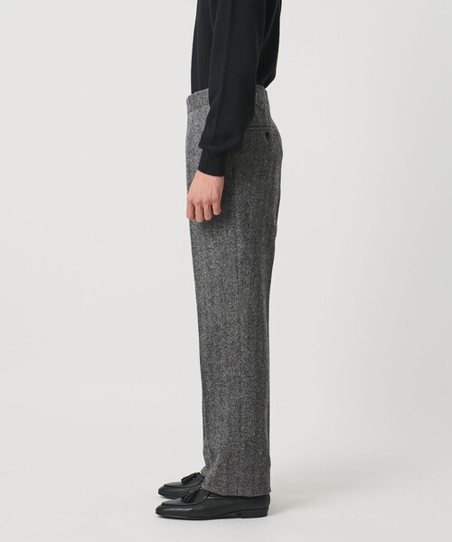 UNITED ARROWS（ユナイテッドアローズ）の「ヘリンボーンツイード 1プリーツ スラックス（スラックス・メンズ・グレー系・46/48/50/44）」の5枚目の写真