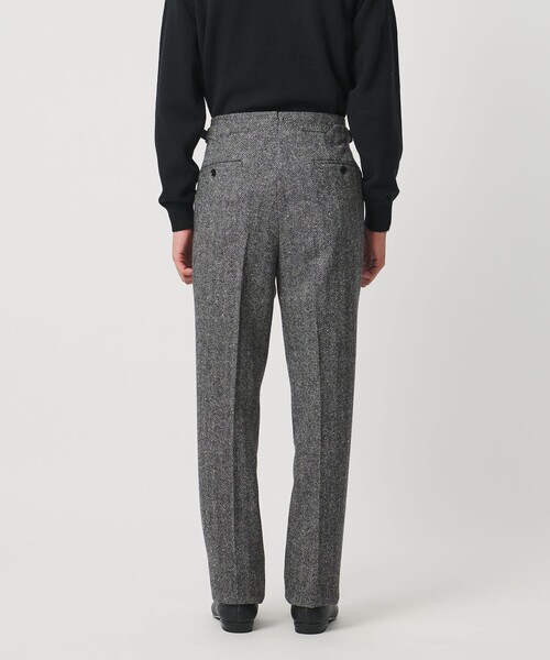 UNITED ARROWS（ユナイテッドアローズ）の「ヘリンボーンツイード 1プリーツ スラックス（スラックス・メンズ・グレー系・46/48/50/44）」の6枚目の写真