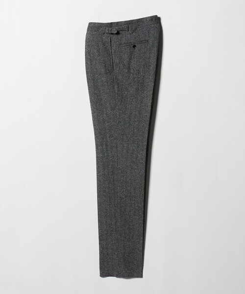 UNITED ARROWS（ユナイテッドアローズ）の「ヘリンボーンツイード 1プリーツ スラックス（スラックス・メンズ・グレー系・46/48/50/44）」の7枚目の写真