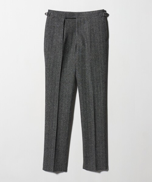UNITED ARROWS（ユナイテッドアローズ）の「ヘリンボーンツイード 1プリーツ スラックス（スラックス・メンズ・グレー系・46/48/50/44）」の8枚目の写真