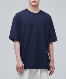 [クールタンダード] オーバーサイズクルーネックTシャツ [ネイビー]