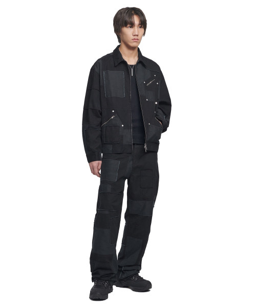 NOMANUAL(NOMANUAL)の「MULTI PANEL WORK PANTS - WASHED BLACK(その他パンツ・レディース・その他・SMALL/MEDIUM/LARGE)」の3枚目の写真