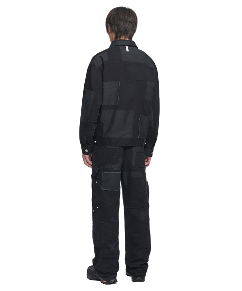 NOMANUAL(NOMANUAL)の「MULTI PANEL WORK PANTS - WASHED BLACK(その他パンツ・レディース・その他・SMALL/MEDIUM/LARGE)」の4枚目の写真