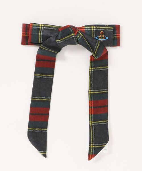 Vivienne Westwood(ヴィヴィアンウエストウッド)の「HAIR CLIP RTW TARTAN PRINTED(ヘアピン・レディース・チェック・FREE)」の1枚目の写真