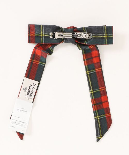 Vivienne Westwood(ヴィヴィアンウエストウッド)の「HAIR CLIP RTW TARTAN PRINTED(ヘアピン・レディース・チェック・FREE)」の2枚目の写真