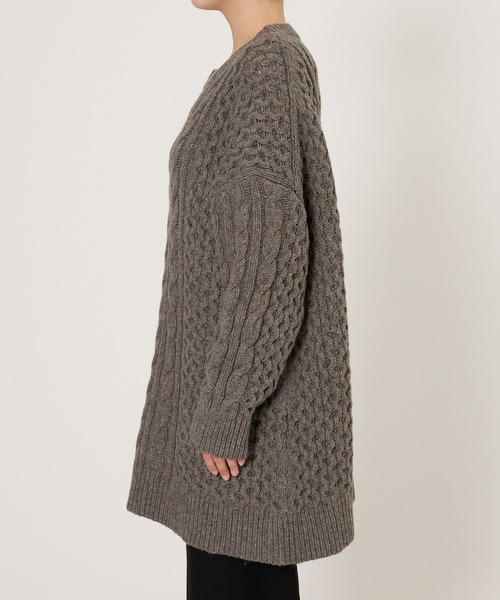 BABYLONE(バビロン)の「ネオケーブルミニワンピース(ワンピース・レディース・オフホワイト/グレー・フリー)」の20枚目の写真