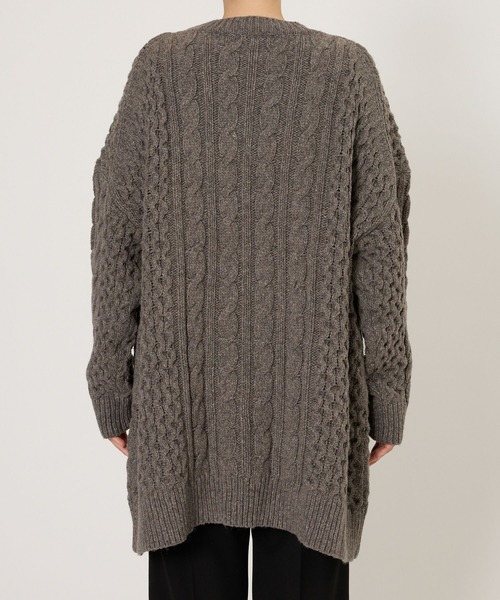 BABYLONE(バビロン)の「ネオケーブルミニワンピース(ワンピース・レディース・オフホワイト/グレー・フリー)」の21枚目の写真