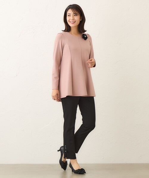 セール】モイストポンチ カットソーチュニック（Tシャツ/カットソー