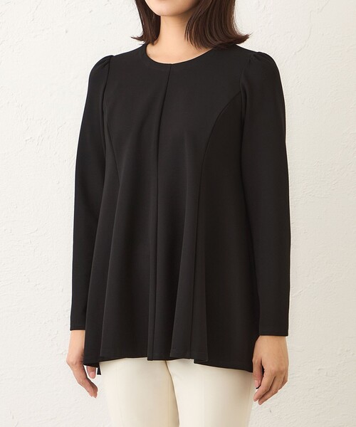 TO BE CHIC(トゥー ビー シック)の「モイストポンチ カットソーチュニック(Tシャツ/カットソー・レディース・ピンク系その他2/ブラック・40/42)」の6枚目の写真