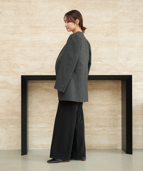 美品！クリーニング済み　plage WO /SILK MIXTWEEDジャケット 美品！クリーニング済み plage WO /SILK MIXTWEEDジャケット 【公式通販】