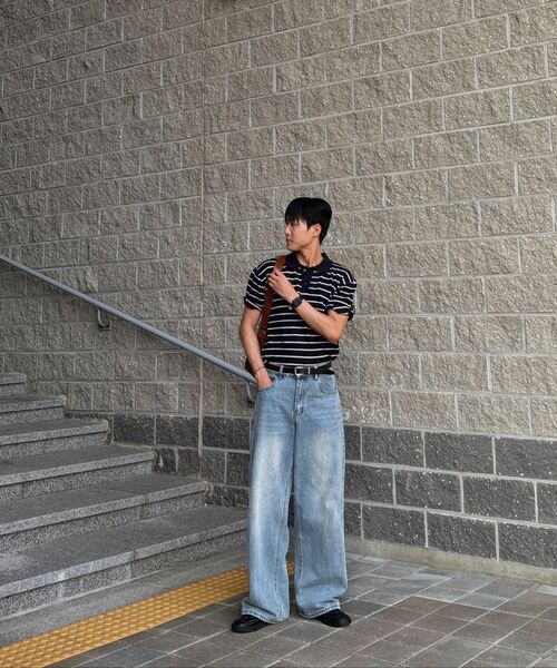 SIGNATURE（シグネチャ）の「バルーンフィットカーブデニムパンツ[ライトブルー]（デニムパンツ・レディース・その他・X-LARGE）」の5枚目の写真