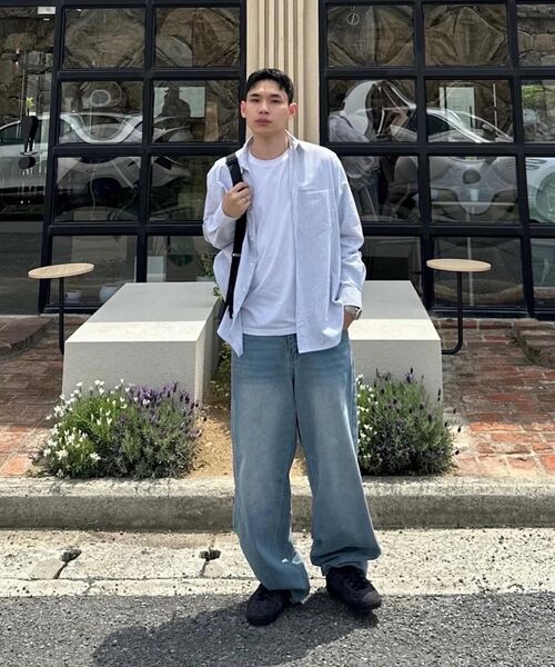 SIGNATURE（シグネチャ）の「バルーンフィットカーブデニムパンツ[ライトブルー]（デニムパンツ・レディース・その他・X-LARGE）」の7枚目の写真