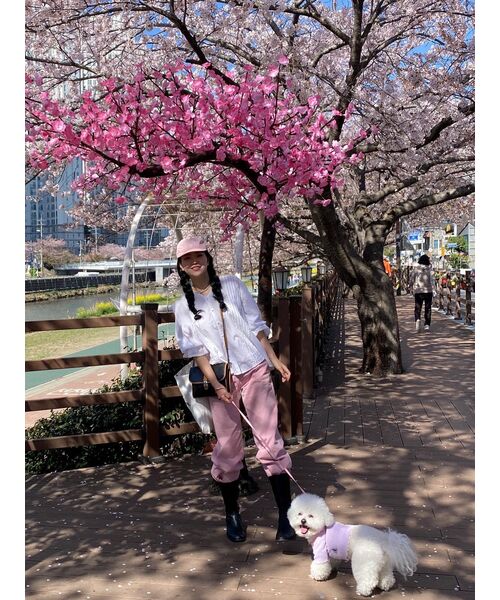 GLW(ジーエルダブリュ)の「イージーワイドピグダインパンツインディピンク(その他パンツ・レディース・その他・X-LARGE/X-SMALL/LARGE)」の21枚目の写真