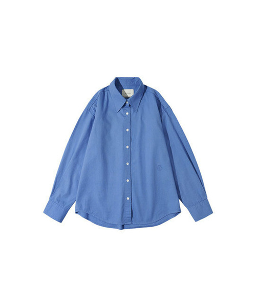 SIYAZU(シヤジュ)の「SITP5088 Loosefit silky oxford shirt_Deep blue(シャツ/ブラウス・レディース・ダークブルー・ONE SIZE)」の1枚目の写真