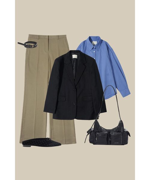 SIYAZU(シヤジュ)の「SITP5088 Loosefit silky oxford shirt_Deep blue(シャツ/ブラウス・レディース・ダークブルー・ONE SIZE)」の7枚目の写真
