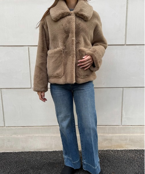 jakke(ジャッキー)の「TRACI COAT(その他アウター・レディース・ブラウン/ベージュ/ブラック・S)」の1枚目の写真