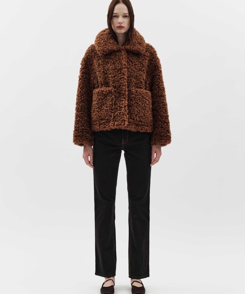 jakke(ジャッキー)の「TRACI COAT(その他アウター・レディース・ブラウン/ベージュ/ブラック・S)」の3枚目の写真