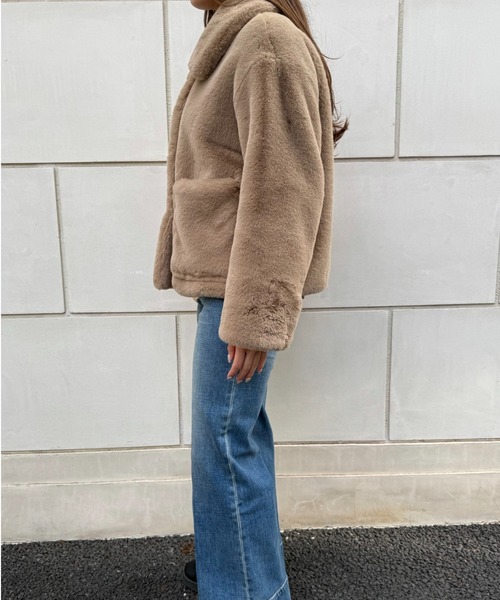 jakke(ジャッキー)の「TRACI COAT(その他アウター・レディース・ブラウン/ベージュ/ブラック・S)」の19枚目の写真