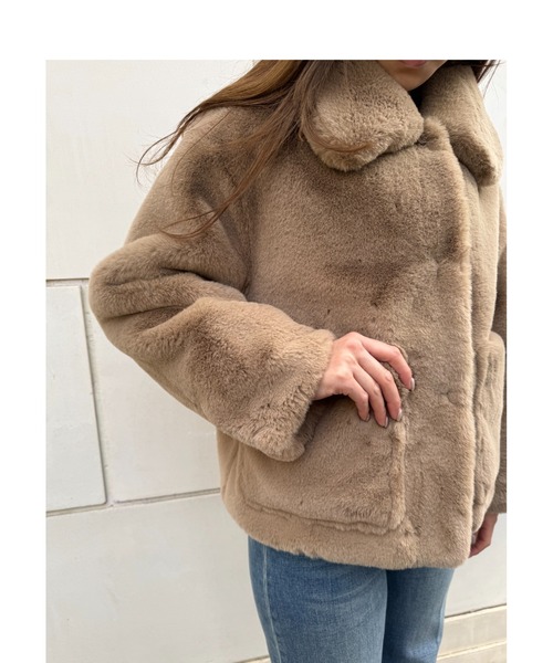 jakke(ジャッキー)の「TRACI COAT(その他アウター・レディース・ブラウン/ベージュ/ブラック・S)」の22枚目の写真