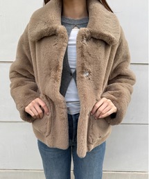 jakke｜ジャッキーのジャケット/アウター（フェイクファー）通販