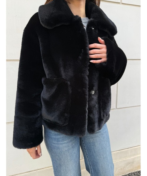 jakke(ジャッキー)の「TRACI COAT(その他アウター・レディース・ブラウン/ベージュ/ブラック・S)」の7枚目の写真