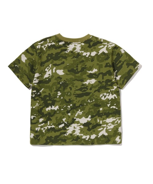 A BATHING APE（アベイシングエイプ）の「MULTI PIXEL CAMO COLLEGE MINI TEE（Tシャツ/カットソー・レディース・マルチ/グリーン・SMALL/X-SMALL/MEDIUM）」の3枚目の写真