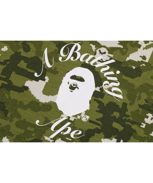 A BATHING APE（アベイシングエイプ）の「MULTI PIXEL CAMO COLLEGE MINI TEE（Tシャツ/カットソー・レディース・マルチ/グリーン・SMALL/X-SMALL/MEDIUM）」の5枚目の写真