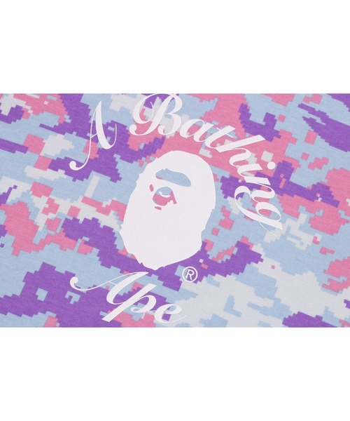 A BATHING APE（アベイシングエイプ）の「MULTI PIXEL CAMO COLLEGE MINI TEE（Tシャツ/カットソー・レディース・マルチ/グリーン・SMALL/X-SMALL/MEDIUM）」の6枚目の写真