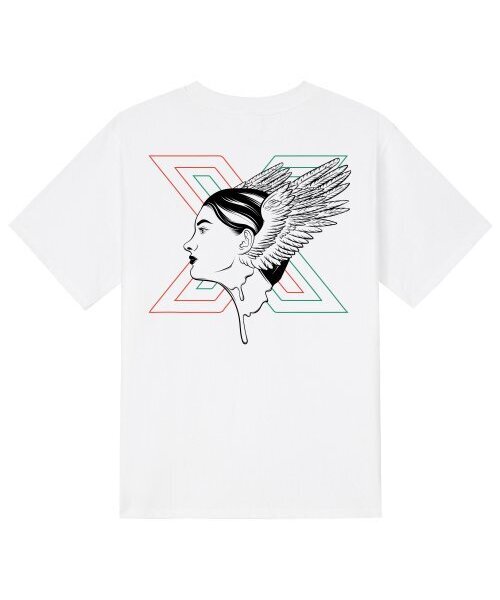 KAN6312(カン6312)の「KTW0062 カンウーマン 半袖Tシャツ - ホワイト(Tシャツ/カットソー・レディース・その他・MEDIUM/SMALL/X-LARGE/LARGE)」の1枚目の写真