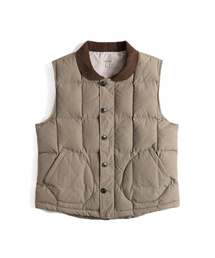 WILD BRICKS（ワイルドブリックス）の「RP PUFFER VEST (olive)（ダウンベスト）」