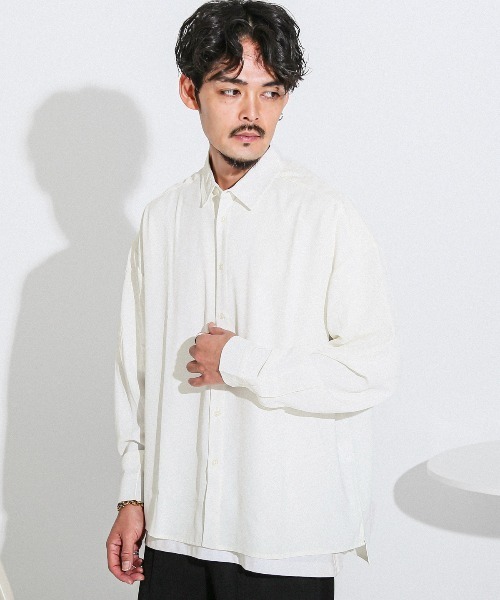 LUXSTYLE(ラグスタイル)の「バルーンスリーブ長袖シャツ(シャツ/ブラウス・メンズ・ブラウン/スミクロ/ブラック/バーガンディー/ホワイト・M/L)」の8枚目の写真