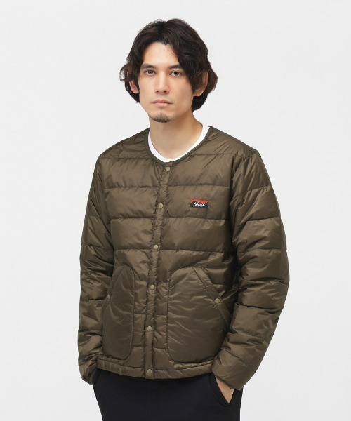 NANGA(ナンガ)の「ナンガ ATL DOWN CARDIGAN(テーラードジャケット・メンズ・ブラック/ブラウン・M/L/S)」の2枚目の写真