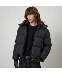 LMOOD（エルムード）の「ケンダルクロップダウンプファーマットブラック（ダウンジャケット/コート）」