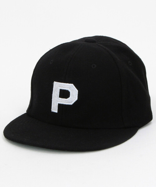 POLeR(ポーラー)の「POLeR/ポーラー CLASSIC WOOL BASEBALL CAP クラシック ウールベースボールキャップ(キャップ・メンズ・ブラック/ネイビー/ワインレッド・ONE SIZE)」の2枚目の写真