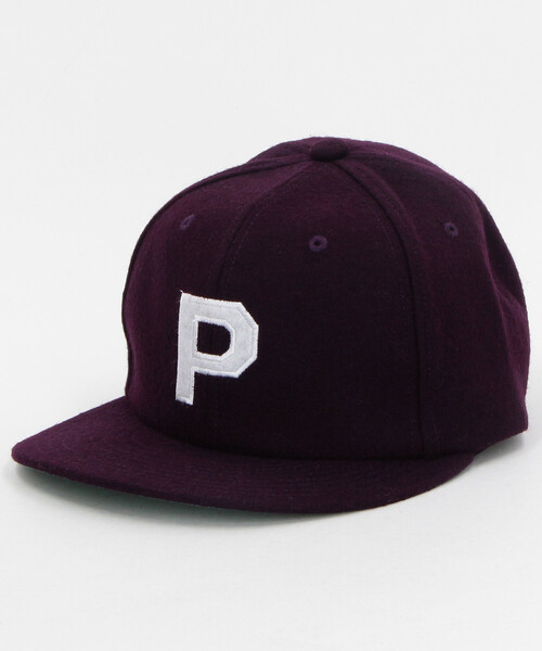 POLeR(ポーラー)の「POLeR/ポーラー CLASSIC WOOL BASEBALL CAP クラシック ウールベースボールキャップ(キャップ・メンズ・ブラック/ネイビー/ワインレッド・ONE SIZE)」の3枚目の写真