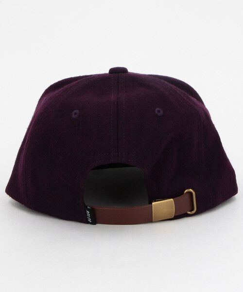 POLeR(ポーラー)の「POLeR/ポーラー CLASSIC WOOL BASEBALL CAP クラシック ウールベースボールキャップ(キャップ・メンズ・ブラック/ネイビー/ワインレッド・ONE SIZE)」の5枚目の写真