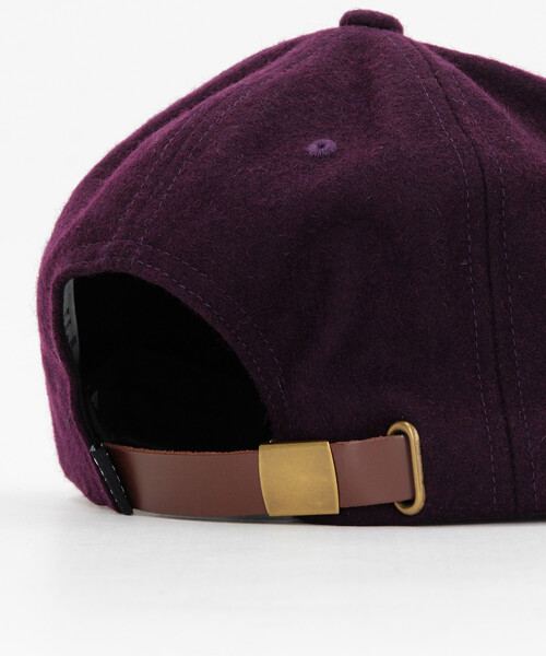 POLeR(ポーラー)の「POLeR/ポーラー CLASSIC WOOL BASEBALL CAP クラシック ウールベースボールキャップ(キャップ・メンズ・ブラック/ネイビー/ワインレッド・ONE SIZE)」の8枚目の写真