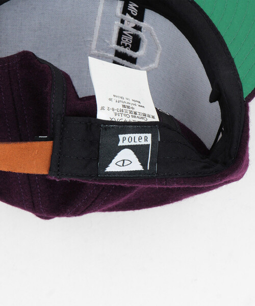 POLeR(ポーラー)の「POLeR/ポーラー CLASSIC WOOL BASEBALL CAP クラシック ウールベースボールキャップ(キャップ・メンズ・ブラック/ネイビー/ワインレッド・ONE SIZE)」の10枚目の写真