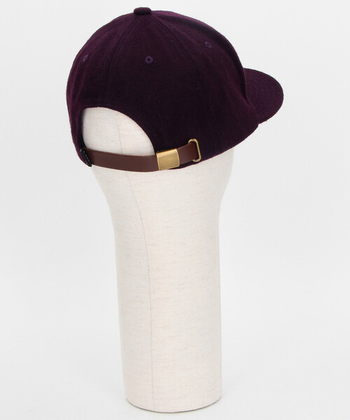 POLeR(ポーラー)の「POLeR/ポーラー CLASSIC WOOL BASEBALL CAP クラシック ウールベースボールキャップ(キャップ・メンズ・ブラック/ネイビー/ワインレッド・ONE SIZE)」の12枚目の写真