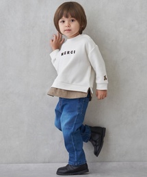 petit main | 裏起毛デニムパンツ(デニムパンツ)