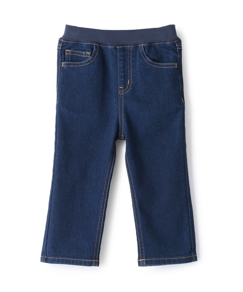 petit main（プティマイン）の「裏起毛デニムパンツ（デニムパンツ・キッズ・ネイビー/ブルー・80ｃｍ/110cm/120cm/100cm/90cm/130cm）」の5枚目の写真