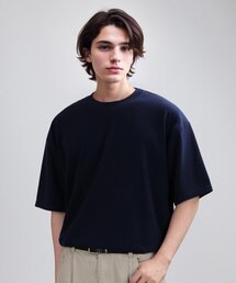 VERYVAIN（ベリベーン）の「KNIT TEX OVER SLEEVE (NAVY)（ニット/セーター）」