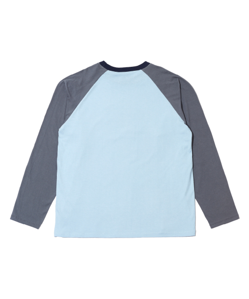 ITZAVIBE(イッザバイブ)の「NICE PEOPLE LOVE CATS RAGLAN LONG SLEEVE - SKY BLUE(Tシャツ/カットソー・レディース・その他・MEDIUM/LARGE)」の3枚目の写真