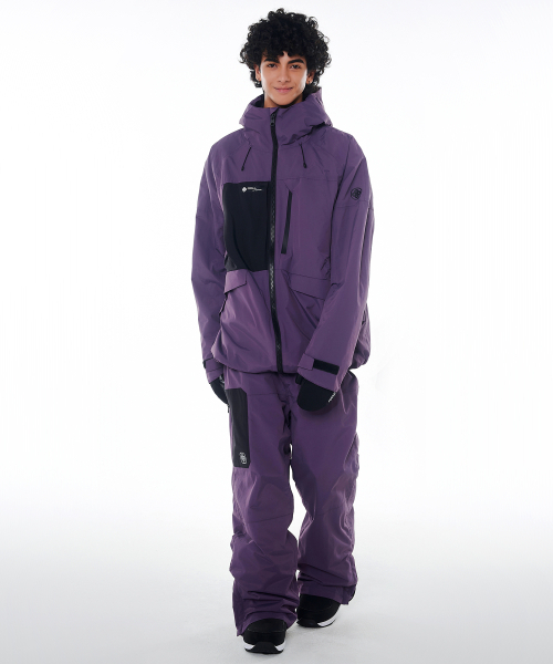 DOLL OUTERWEAR(ドラ アウターウェア)の「2425 クラーロジャケット&パンツ ボードウェアセット パープル 男女共用(セットアップ・レディース・その他・SMALL/MEDIUM/LARGE/X-LARGE/X-SMALL)」の2枚目の写真