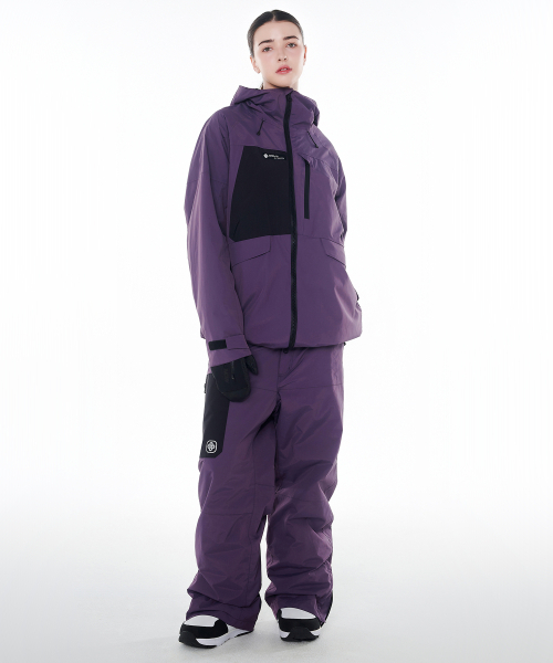 DOLL OUTERWEAR(ドラ アウターウェア)の「2425 クラーロジャケット&パンツ ボードウェアセット パープル 男女共用(セットアップ・レディース・その他・SMALL/MEDIUM/LARGE/X-LARGE/X-SMALL)」の7枚目の写真