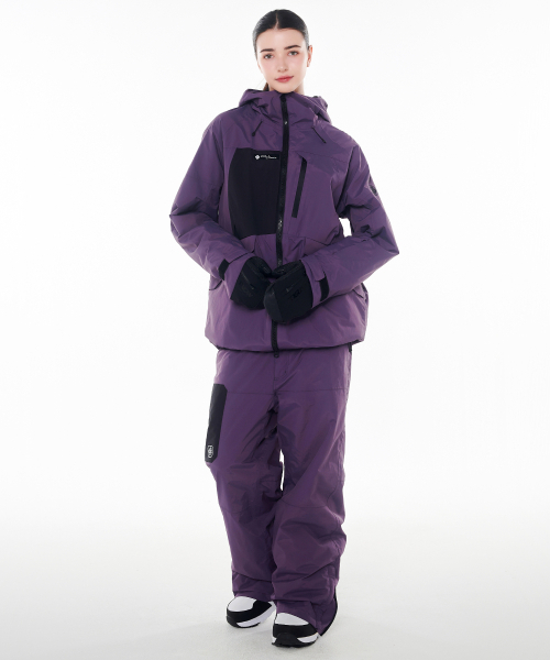 DOLL OUTERWEAR(ドラ アウターウェア)の「2425 クラーロジャケット&パンツ ボードウェアセット パープル 男女共用(セットアップ・レディース・その他・SMALL/MEDIUM/LARGE/X-LARGE/X-SMALL)」の8枚目の写真