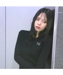 MUCENT | アディアンボタン クロップニットカーディガン (5カラー)(ニット/セーター)