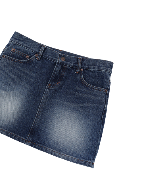 SUNDAY FRUIT MARKET（サンデーフルーツマーケット）の「W) SUNDAY DENIM SKIRT DENIM（スカート・レディース・その他・SMALL/MEDIUM/LARGE）」の3枚目の写真