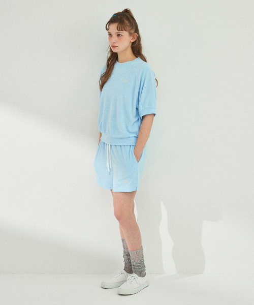 Between A and B（ビトウィーンエイアンドビー）の「テリーラグランTシャツ[ブルー]（Tシャツ/カットソー・レディース・その他・FREE）」の6枚目の写真