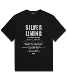 SILVER LINING 半袖Tシャツ (VS0131) ブラック